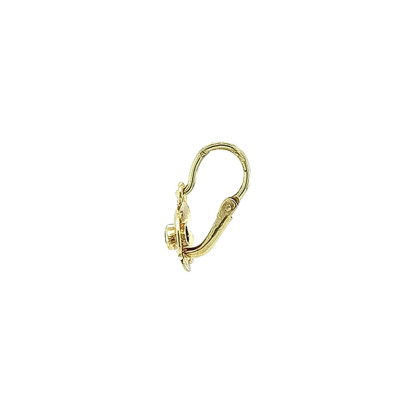 Goldene Kinder-Ohrringe mit Zirkonen