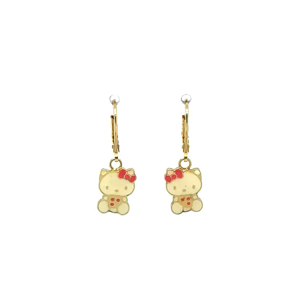 Gold Baby Hello Kitty Ohrringe