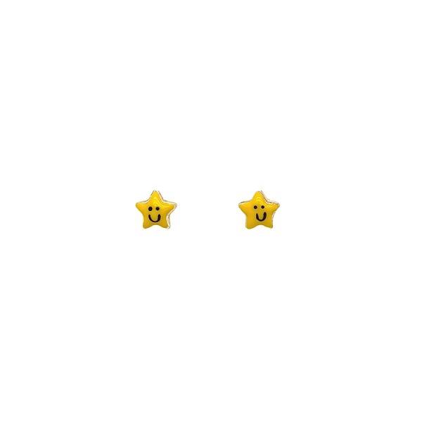 Gold Baby Star Ohrringe