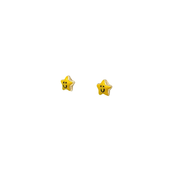 Gold Baby Star Ohrringe
