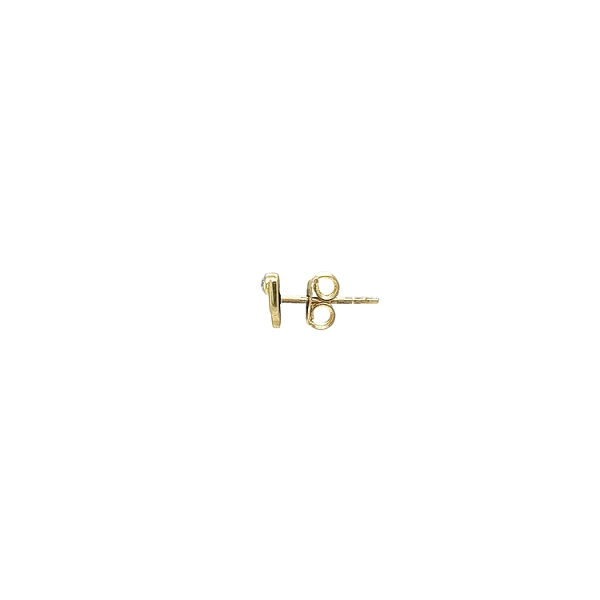 Gold-Ohrringe mit Zirkonen