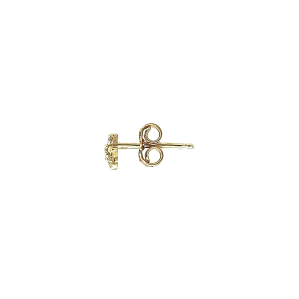 Gold-Ohrringe mit Zirkonen