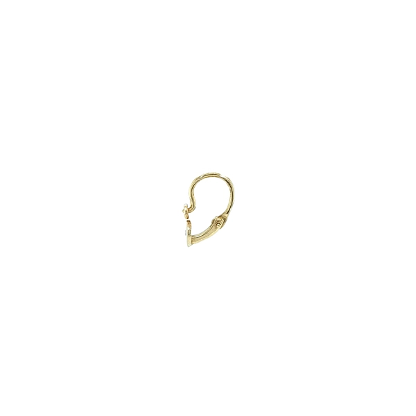 Goldene Baby-Ohrringe Herzen