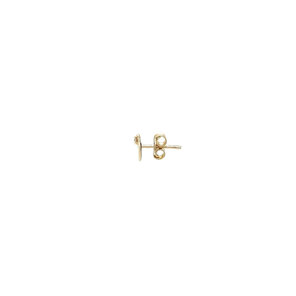 Goldene Baby-Ohrringe Herzen