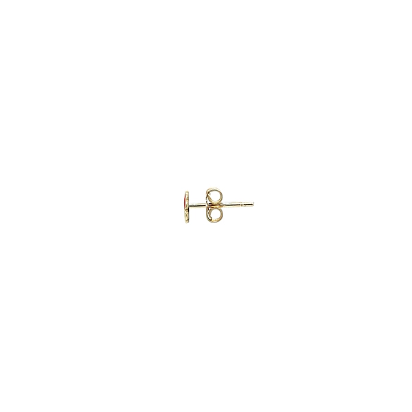 Gold-Pecek-Ohrringe Quatrefoil