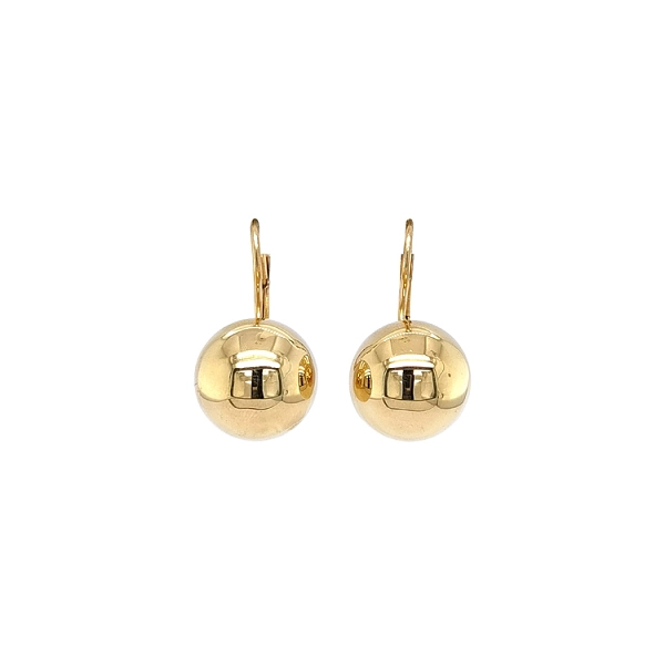 Gold-Ohrringe Perlen