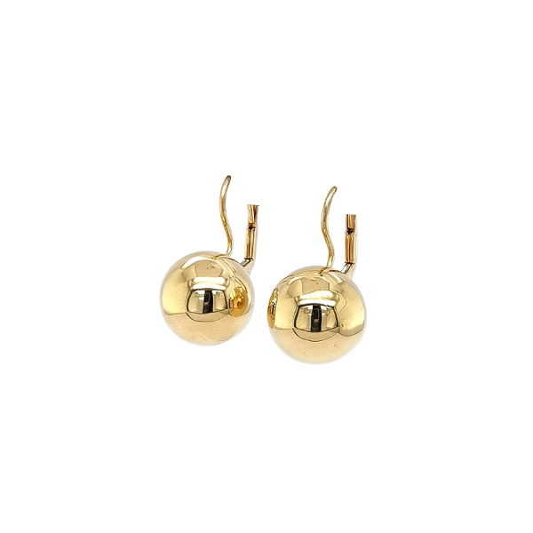 Gold-Ohrringe Perlen