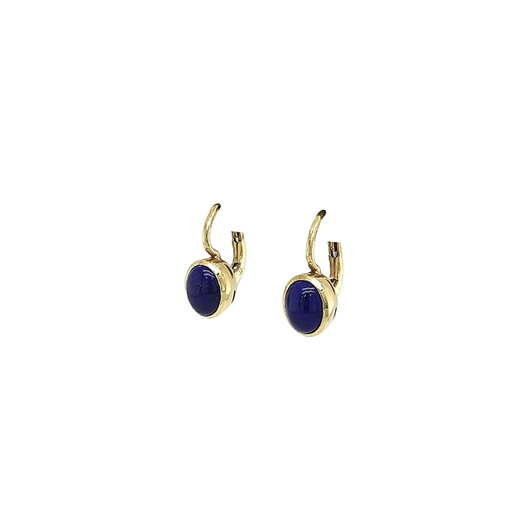 Gold-Ohrringe Lapislazuli