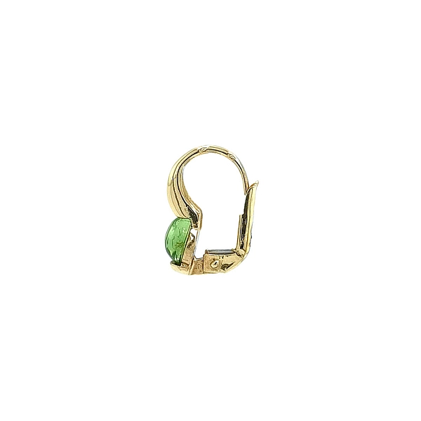 Gold-Ohrringe mit Peridot