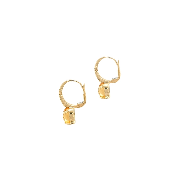 Gold-Ohrringe mit Zirkonen
