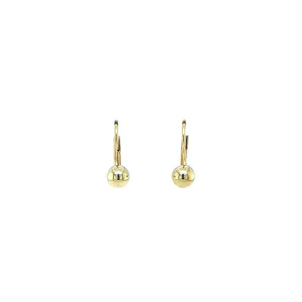 Gold-Ohrringe Perlen