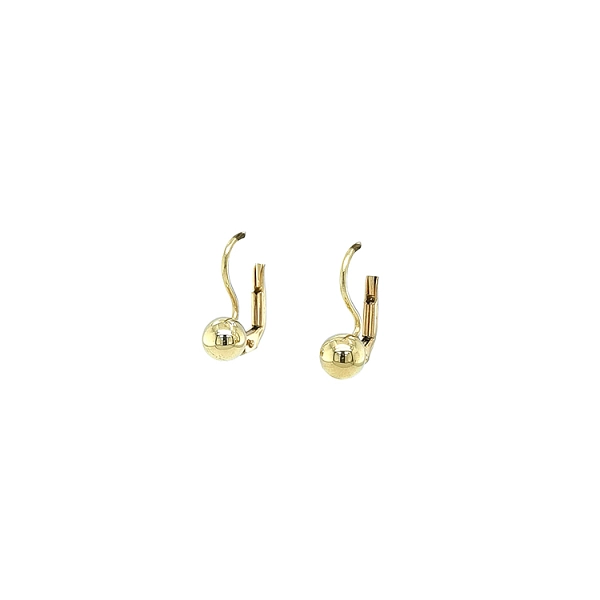 Gold-Ohrringe Perlen