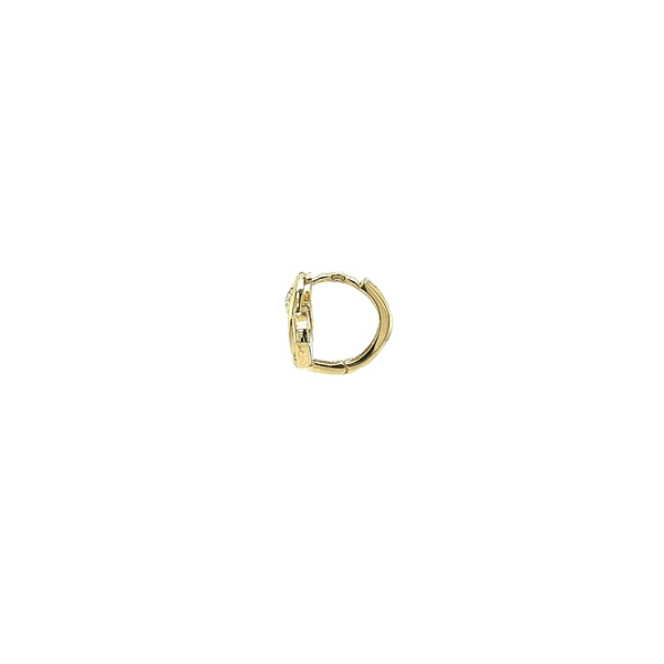 Gold-Ohrringe mit Zirkonen