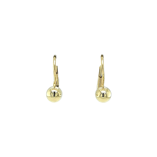 Gold-Ohrringe Perlen