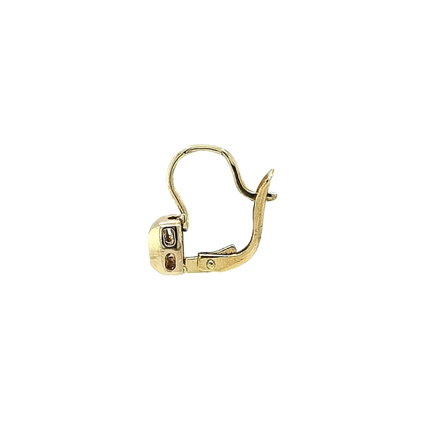 Gold-Ohrringe mit Zirkonen