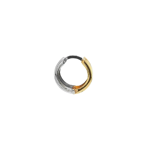 Runde Ohrringe aus Kombinationsgold