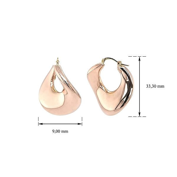 Ohrringe aus Roségold