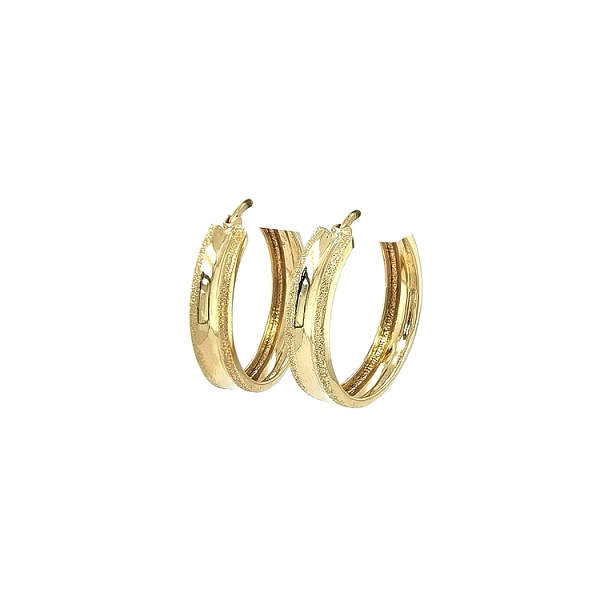Gold Runde Ohrringe