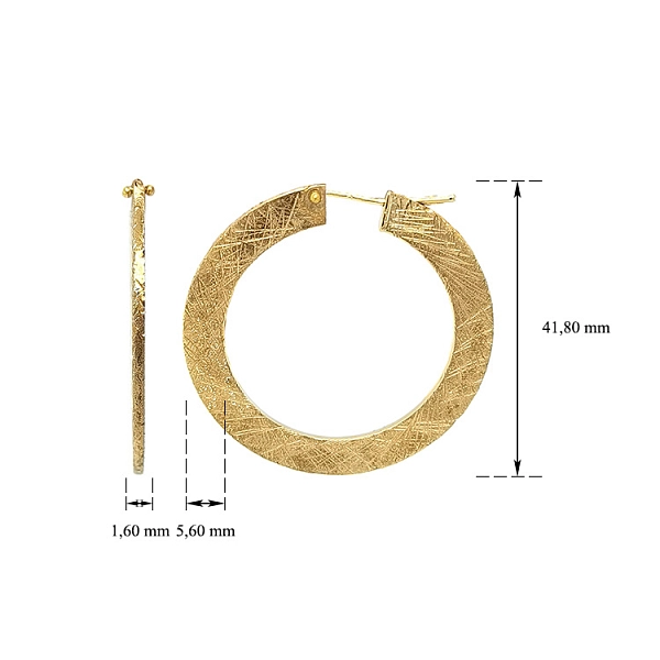 Gold Runde Ohrringe
