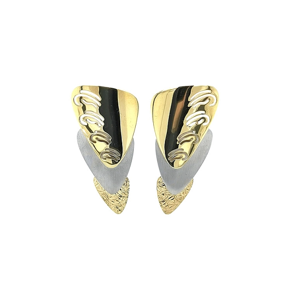 Ohrringe aus kobminiertem Gold