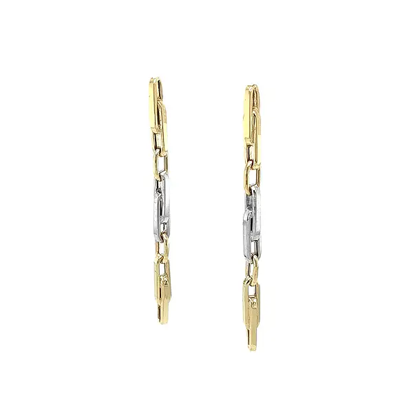 Ohrringe aus Kombinationsgold