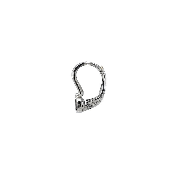 Elegante Weißgoldohrringe mit Zirkonia