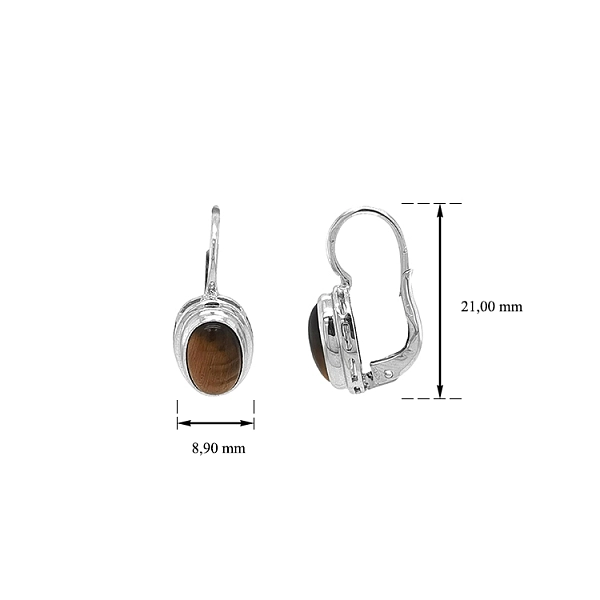 Gold-Ohrringe mit tyrischem Auge