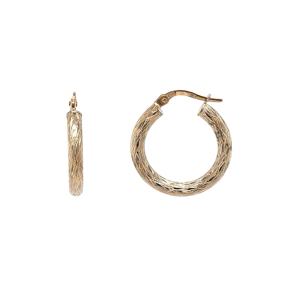 Elegante Goldcreolen