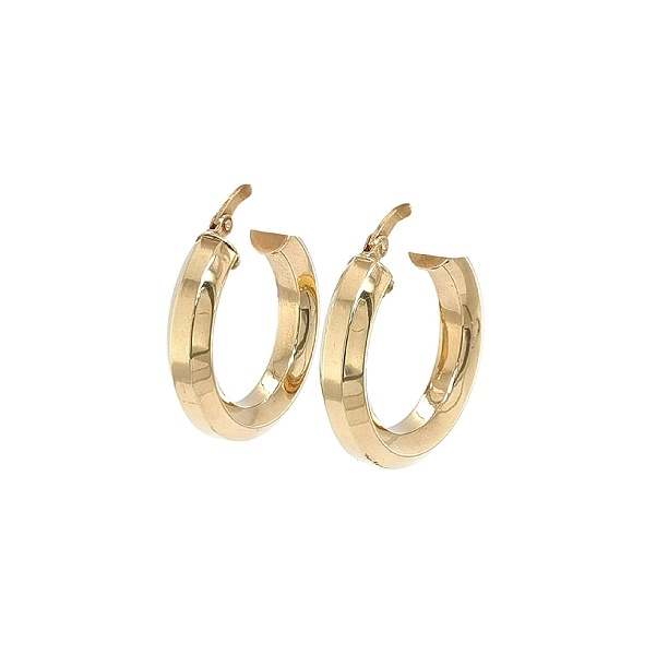 Elegante Creolen aus Gelbgold