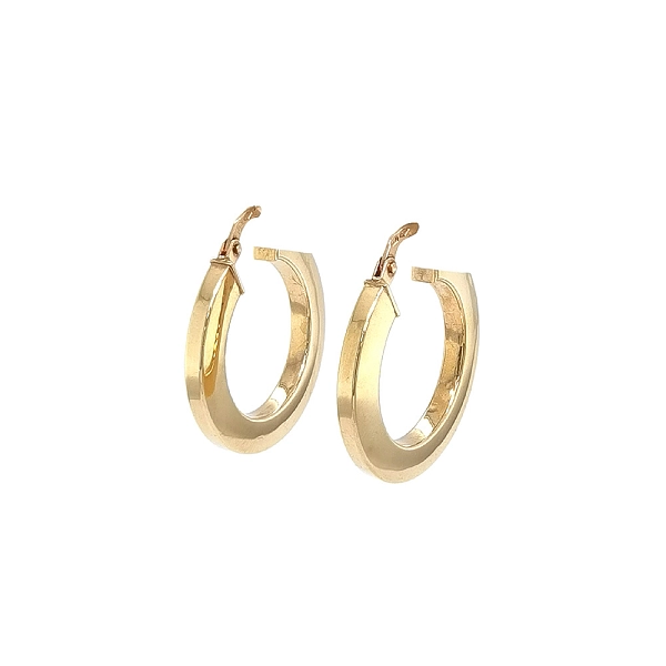 Elegante Goldcreolen