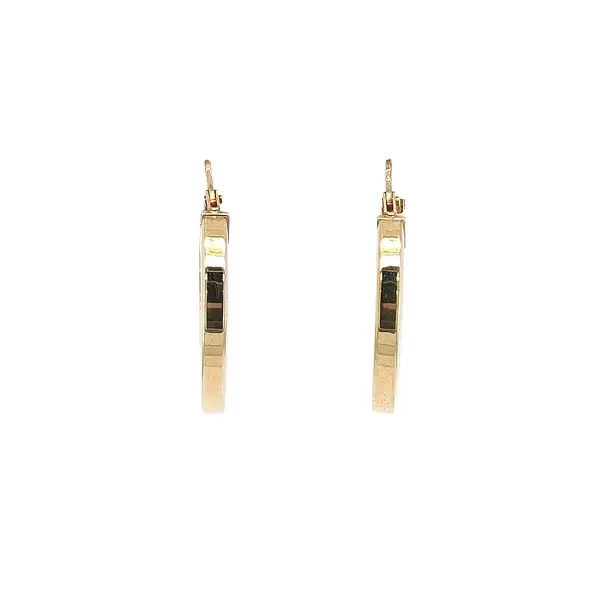 Elegante Goldcreolen