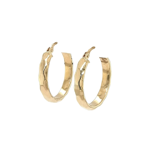 Ohrringe aus Gold mit feinem, strukturiertem Design