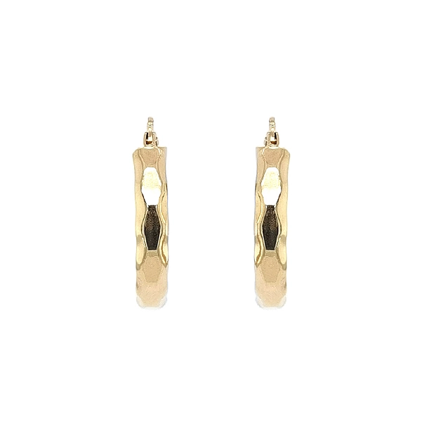 Ohrringe aus Gold mit feinem, strukturiertem Design
