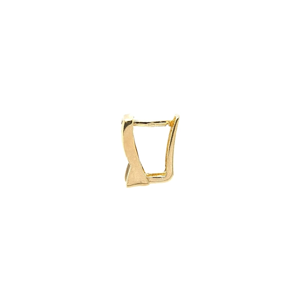 Gold-Ohrringe mit Zirkonen
