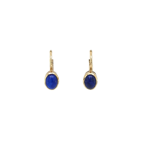 Goldohrringe mit Lapislazuli - Zartheit und Stärke in einem Schmuckstück
