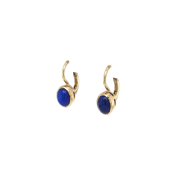 Goldohrringe mit Lapislazuli - Zartheit und Stärke in einem Schmuckstück