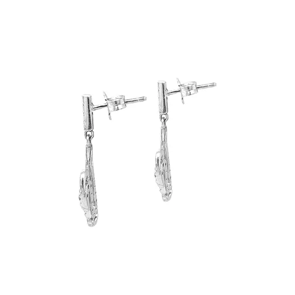 Goldohrringe mit Zirkonen