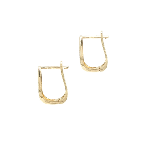 Gold-Ohrringe mit Zirkonen