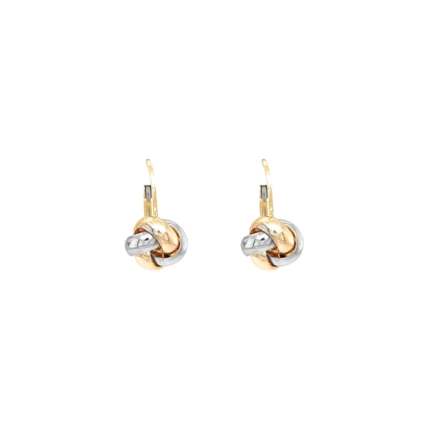 Gold-Ohrringe aus Kombinationsgold