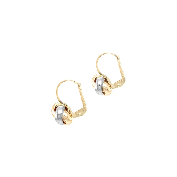 Gold-Ohrringe aus Kombinationsgold