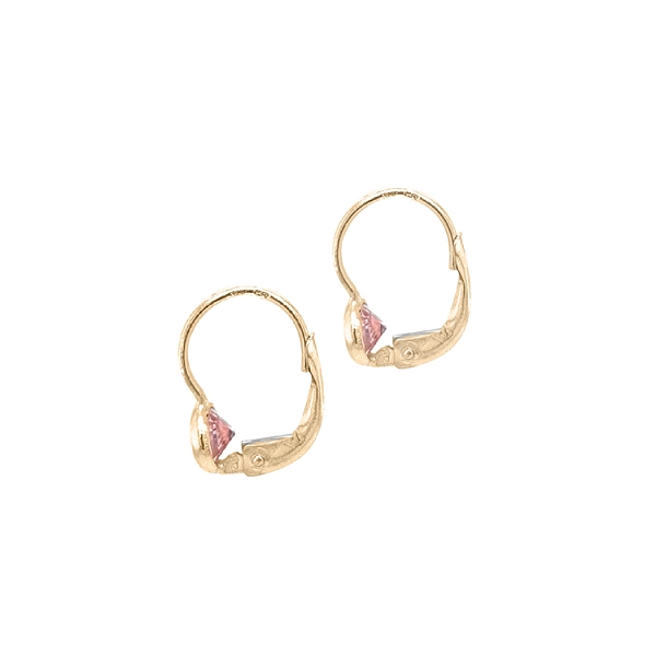 Gold-Ohrringe mit Zirkonen