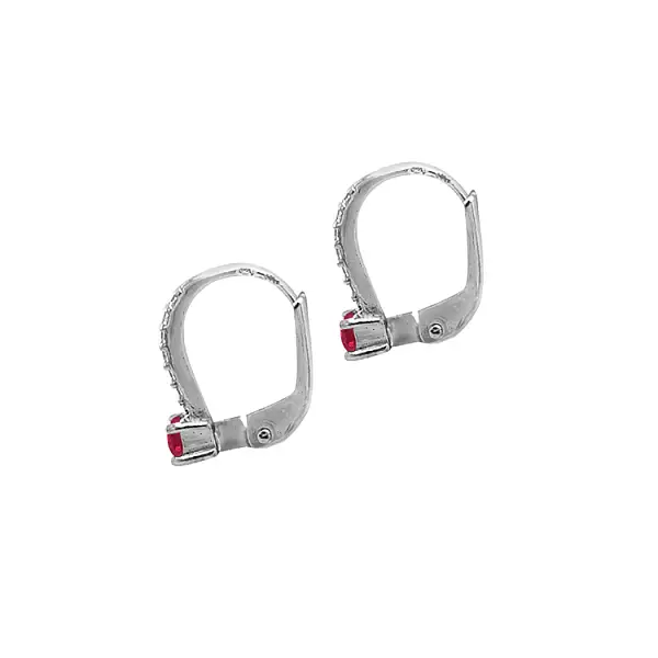 Gold-Ohrringe mit Zirkonen