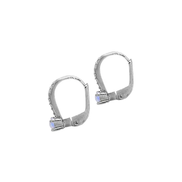 Gold-Ohrringe mit Zirkonen