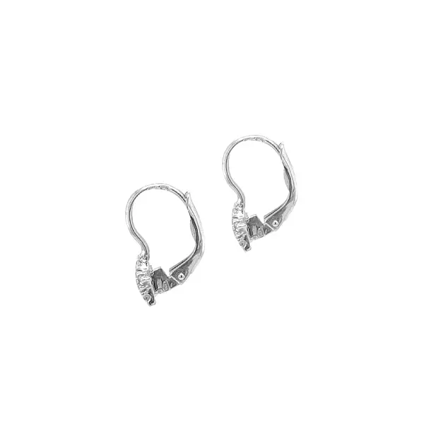 Goldohrringe Seestern mit Zirkonen