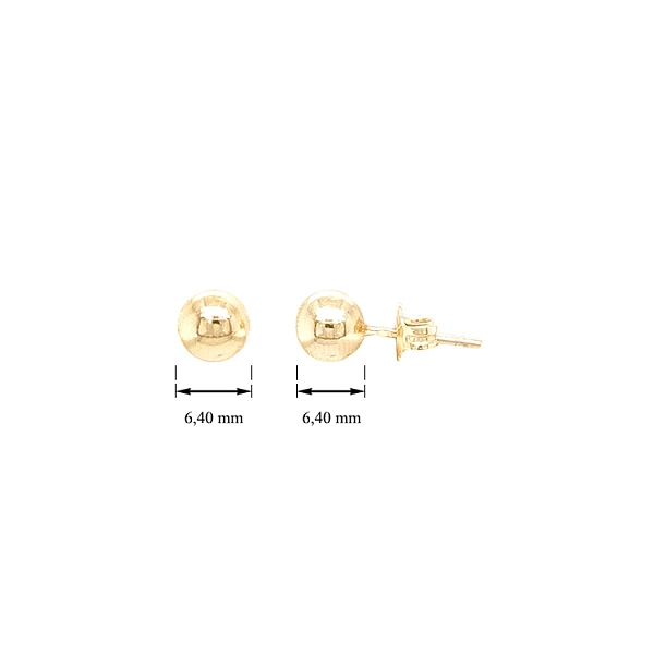 Gold-Ohrringe Perlen