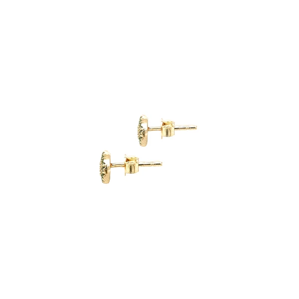 Gold-Ohrringe mit Zirkonen