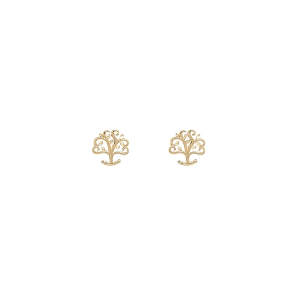 Gold-Ohrringe Baum von Zittau