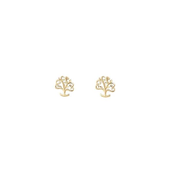 Gold-Ohrringe Baum von Zittau