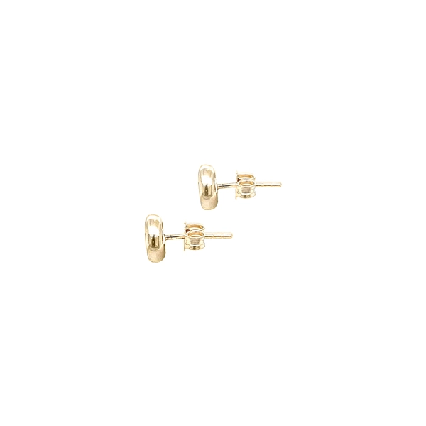 Gold-Ohrringe mit Zirkonen