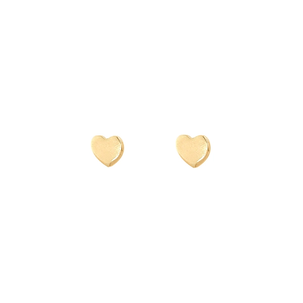 Gold-Ohrringe Herzen